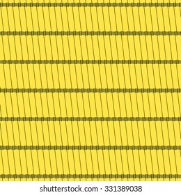 Black / yellow background with interlacing lines, abstract pattern