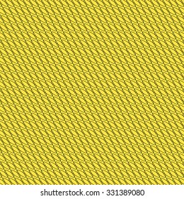 Black / yellow background with interlacing lines, abstract pattern