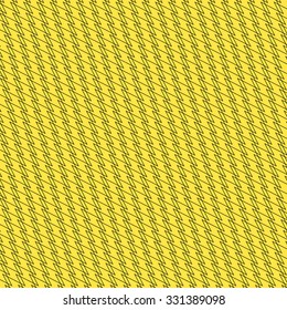 Black / yellow background with interlacing lines, abstract pattern