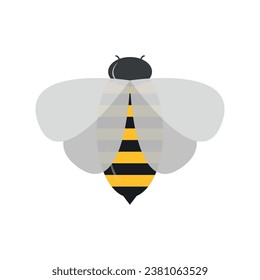 black and yellow bee vector design.