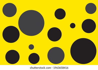 black yellow boba design vector illustration