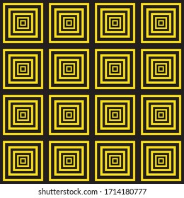 black and yellow box patterns on the ground vector background