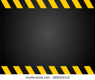 Background Yellow Under Construction Realistic Sign Stock Vector ...