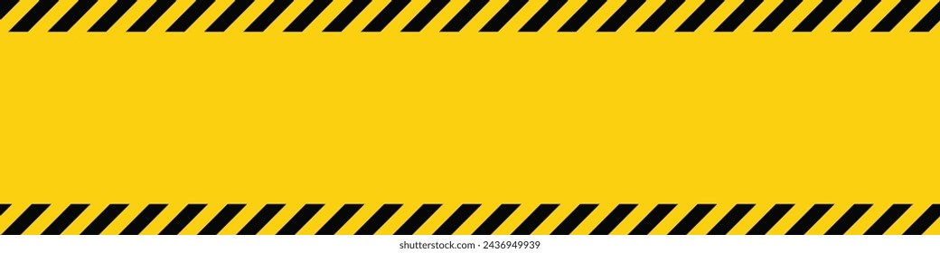 Black And Yellow Caution Stripes Tape Seamless Pattern Texture Background