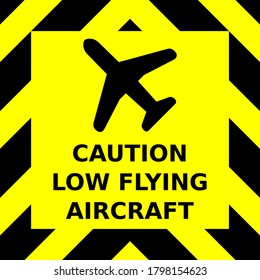 207 Warning sign of low flying plane Images, Stock Photos & Vectors ...