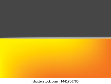 Black and Yellow Colors Abstract Background and Wallpaper, Vector EPS
