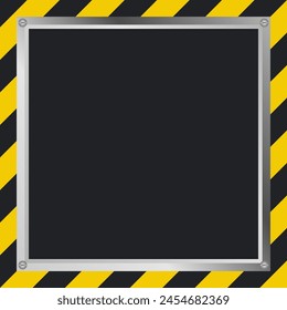 fondo de construcción amarillo negro. diseño de Plantilla para Anuncio, cartel, redes sociales, Web.