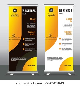 Diseño de limpieza de plantillas de carteles de anuncios de marca para uso profesional, comercial y multipropósito de creativo negro y amarillo