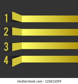 black yellow design template