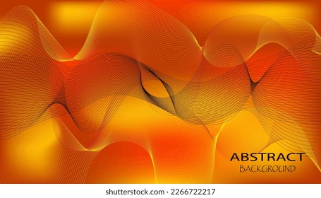Black   yellow fine strips in motion making swirl elements over red  yellow  brown bluer background for websites  posters  presentations  banners  flyers  backdrops 