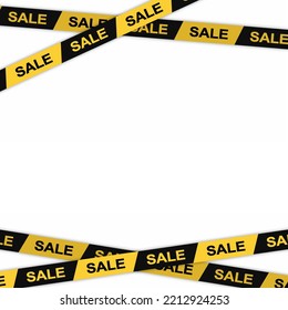 Schwarz-Gelb-Flyer-Discount-Vektorgrafik auf transparentem Hintergrund