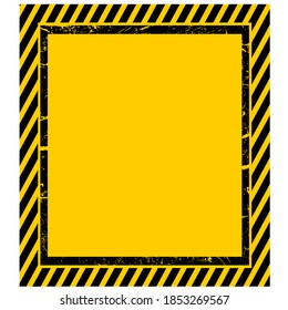 Black And Yellow Frame With Border