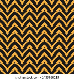 Black Yellow Geometric Design Print On Stock Vector (Royalty Free ...