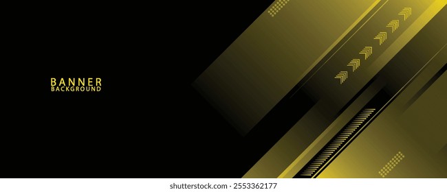 Negro y amarillo gradaciones, efecto de barra inclinada Memphis, super premium, fondo de moda, fondo de banner, colorido, Vector, EPS 10