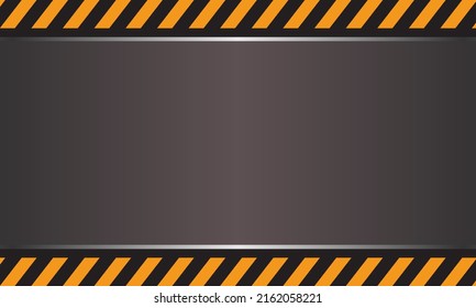 Black yellow gradient desktop background. building under construction vector background