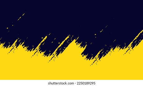 black and yellow grunge modern thumbnail background