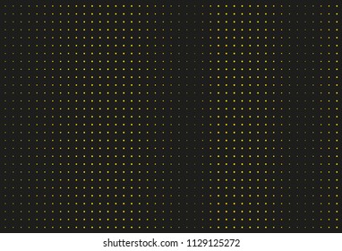 Black and yellow halftone background. Vector illustration 