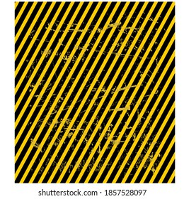 black and yellow hazard stripes, vector
