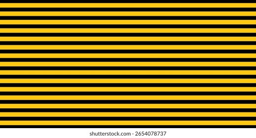 Black and yellow horizontal stripes background illustration