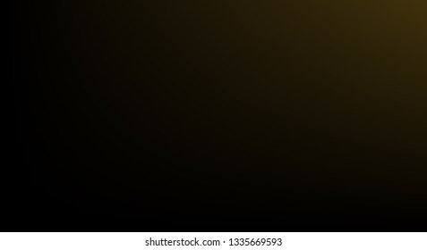 Black and yellow light form top right abstract background vector