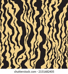 Black and yellow line rough pattern abstract background.