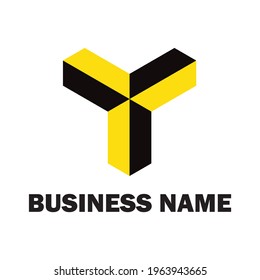 Black and Yellow Logos or Icon