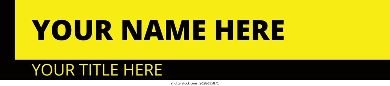  Preto e Amarelo Modelo Inferior Terceiro Design editável