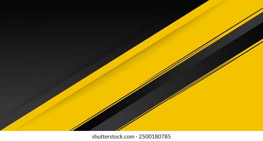 black and yellow modern wide halftone banner. header, halftone, tone, 