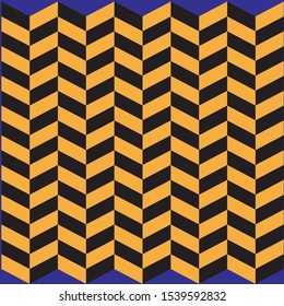 
black and yellow pattern shaped building