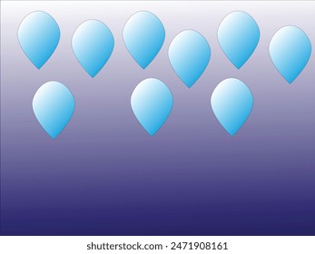 Black, yellow, red, sky blue, white and blue  color combination gradient background design.