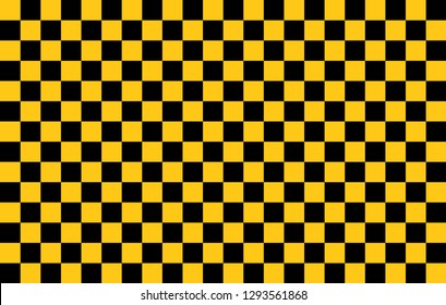 Black And Yellow Square Background 