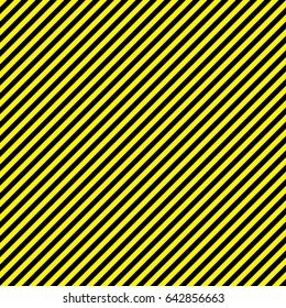 Black Yellow Stripe Seamless Pattern Background Vector Illustration