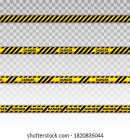 Black and yellow stripes. Barricade tape, Do not cross, police, crime danger line. Police line and do not cross.