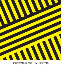 Black And Yellow Stripes Surface As Warning Or Danger Pattern
