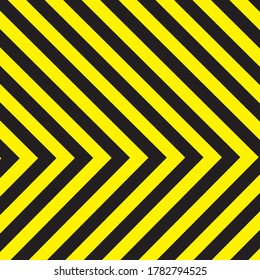 Black And Yellow Stripes Surface As Warning Or Danger Pattern