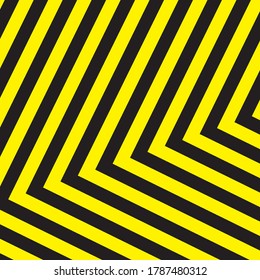Black And Yellow Stripes Surface As Warning Or Danger Pattern