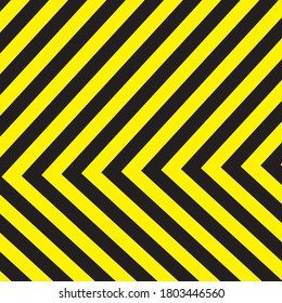 Black And Yellow Stripes Surface As Warning Or Danger Pattern