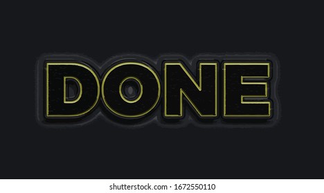 tema de diseño de estilo de texto negro y amarillo
