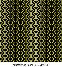 Black Yellow Triangle Shape Texture Interior Design Wallpaper Wrapping Paper Print Background Fabric Fashion Textile Tiles Decorative Laminates Element Clothes Banner Backdrop Carpet Geometric Pattern