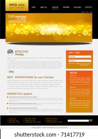 black and yellow Vector Web site for business