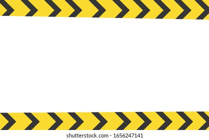 
Black and yellow warning background.