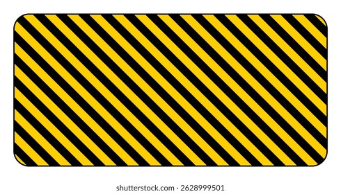 Fondo rayado de línea de advertencia negro y amarillo