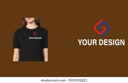 Black Your Design T-Shirt Design.