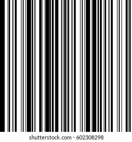 black zebra line image,gray scale tile - Geometric seamless pattern
