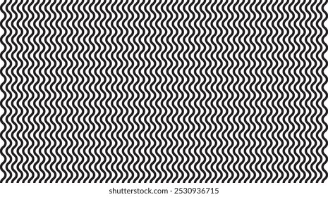 Black zig zag pattern background, design horizontal wave texture. It is a customizable file.
