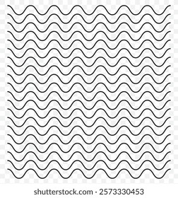 Black zig zag pattern seamless texture isolated on white. eps 10.