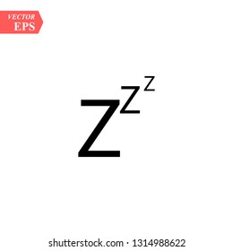 Black zzz paper origami snoring sign. concept of goodnight, token, expression, message, standby, drowsiness, nap. isolated on transparent background. flat style trend modern logotype design vector - Powered by Shutterstock - Get 15% off with code: PIKWIZARD15