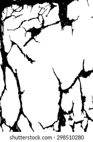 Black-and-white abstract background pattern. Monochrome abstraction. Vector Image