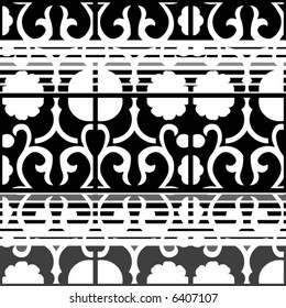 black-and-white abstract pattern