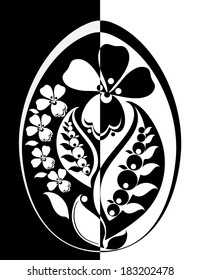 black-and-white abstraction